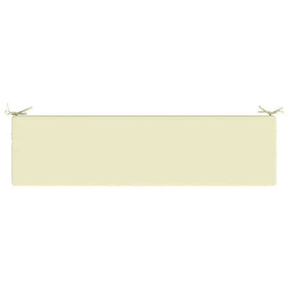 Bench Cushion SOEST 100% Polyester Cream 150 x 40 x 8 cm