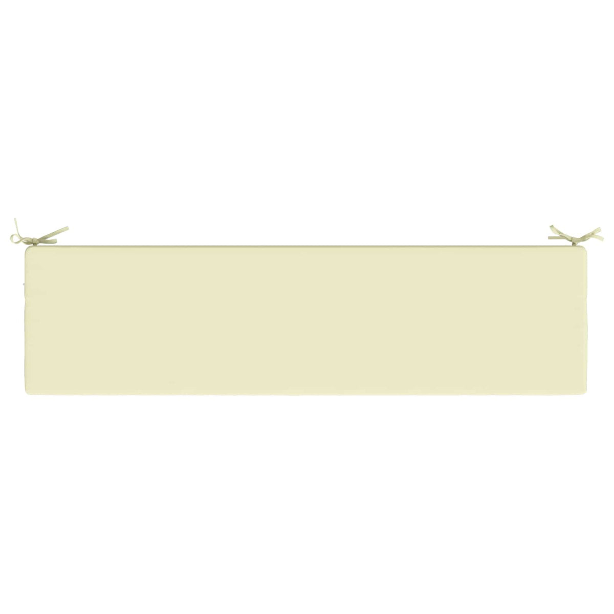 Bench Cushions SOEST 2 pcs 100% Polyester Cream 150 x 40 x 8 cm