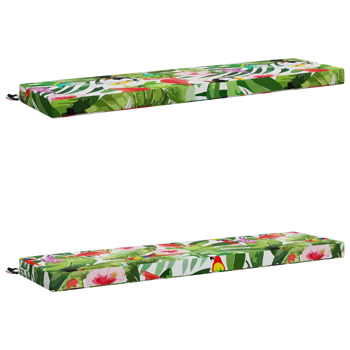 Bench Cushions SOEST 2 pcs 100% Polyester Multicolour