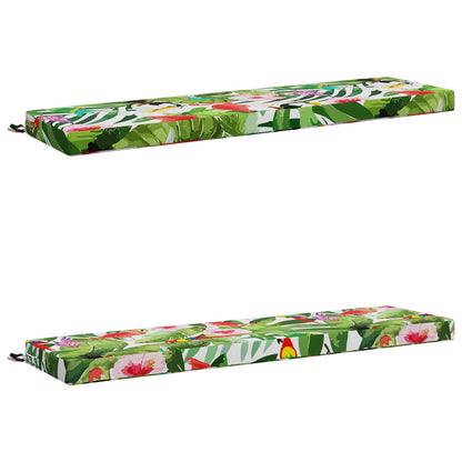 Bench Cushions SOEST 2 pcs 100% Polyester Multicolour