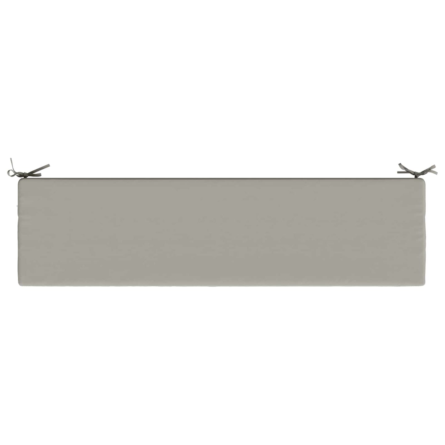 2-Piece Bench Cushions SOEST 2 pcs 100% Polyester Grey
