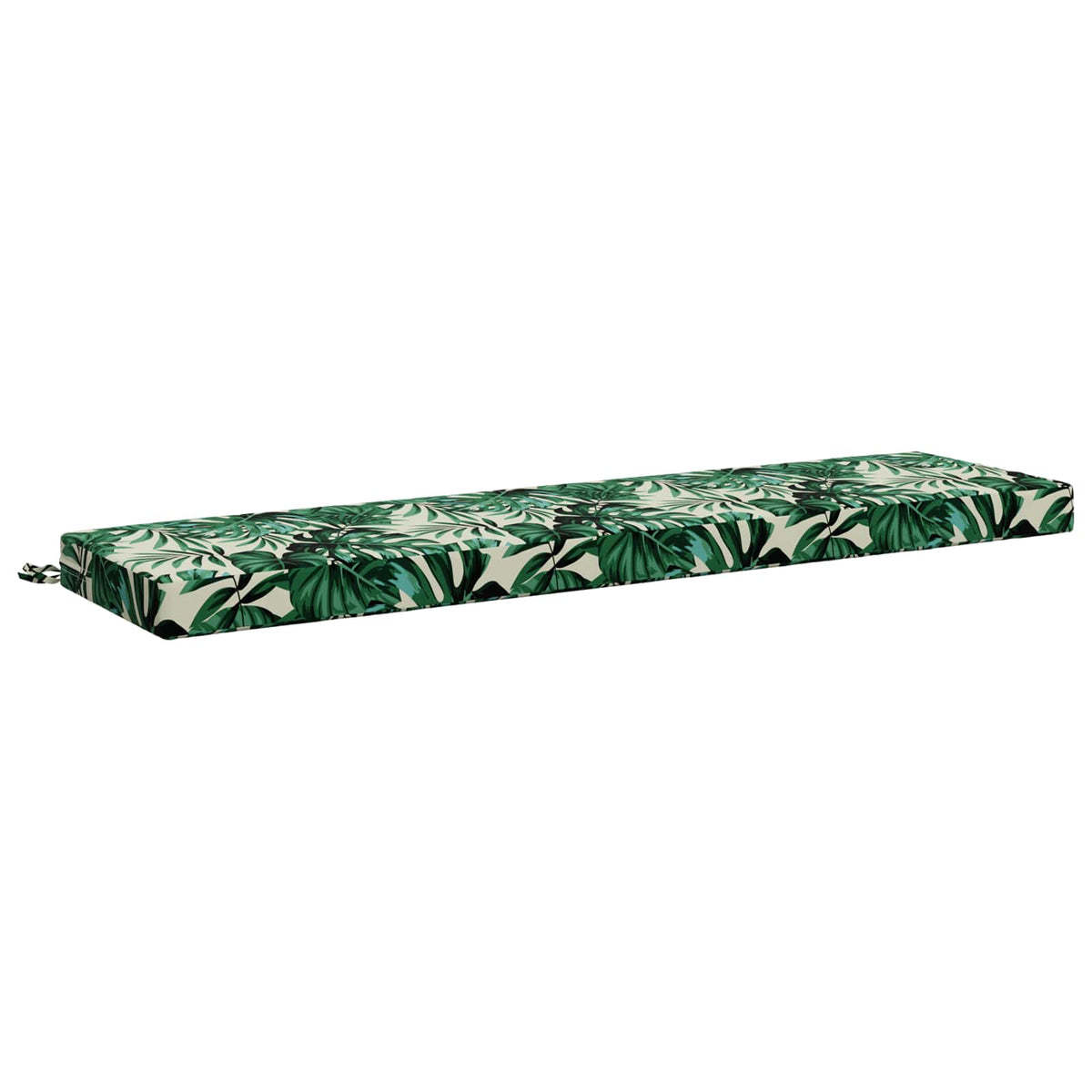 Bench Cushion SOEST 100% Polyester Leaf Pattern 150 x 40 x 8 cm