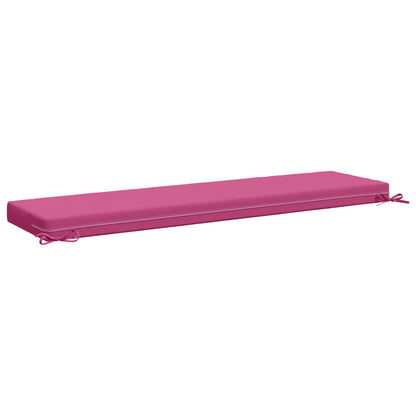 Bench Cushion SOEST 100% Polyester Pink 150 x 40 x 8 cm