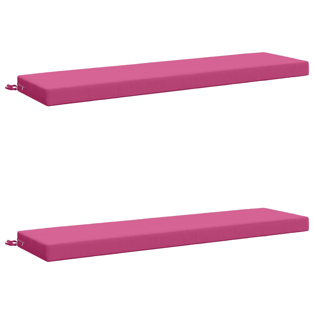 Bench Cushions SOEST 2 pcs 100% Polyester Pink 150 x 40 x 8 cm