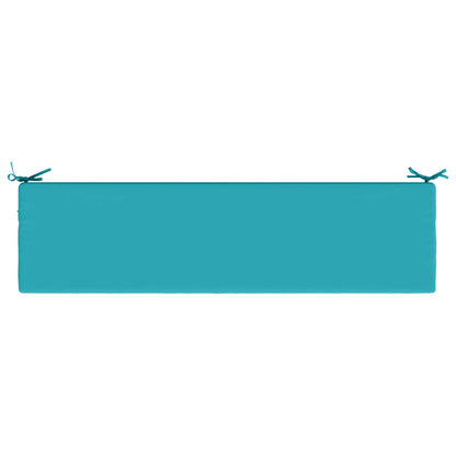 Bench Cushion SOEST 100% Polyester Turquoise 150 x 40 x 8 cm