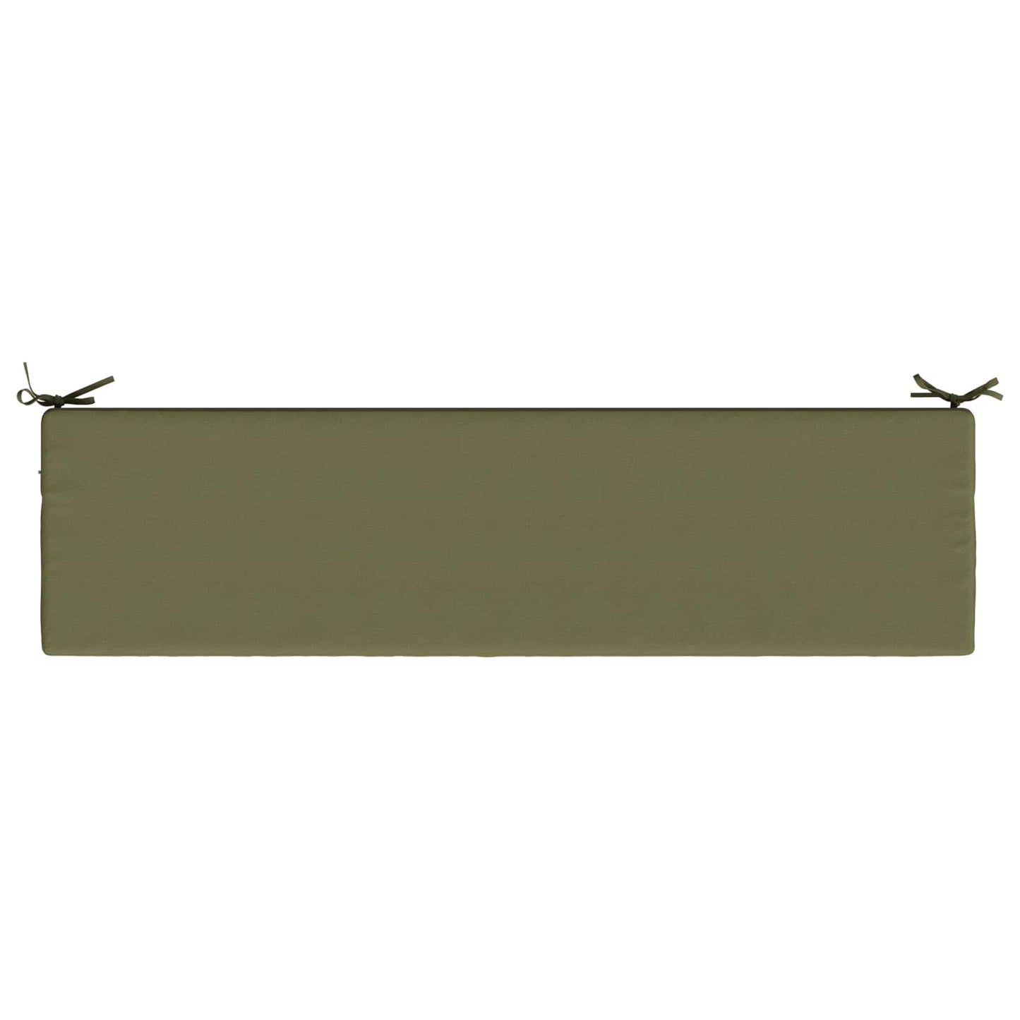 Bench Cushion SOEST 100% Polyester Olive Green 160 x 40 x 8 cm