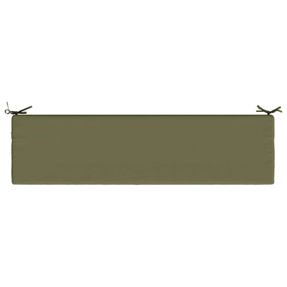 Bench Cushion SOEST 100% Polyester Olive Green 160 x 40 x 8 cm