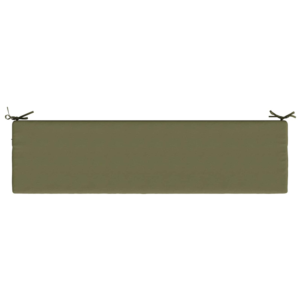 Bench Cushions SOEST 2 pcs 100% Polyester Olive Green
