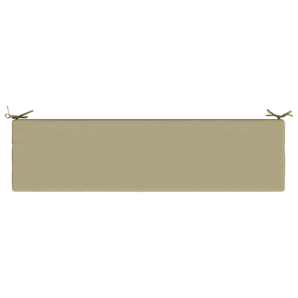 Bench Cushion SOEST 100% Polyester Light Green 160 x 40 x 8 cm