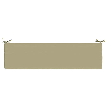 Bench Cushion SOEST 100% Polyester Light Green 160 x 40 x 8 cm
