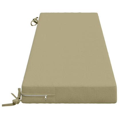 Bench Cushions SOEST 2 pcs 100% Polyester Light Green