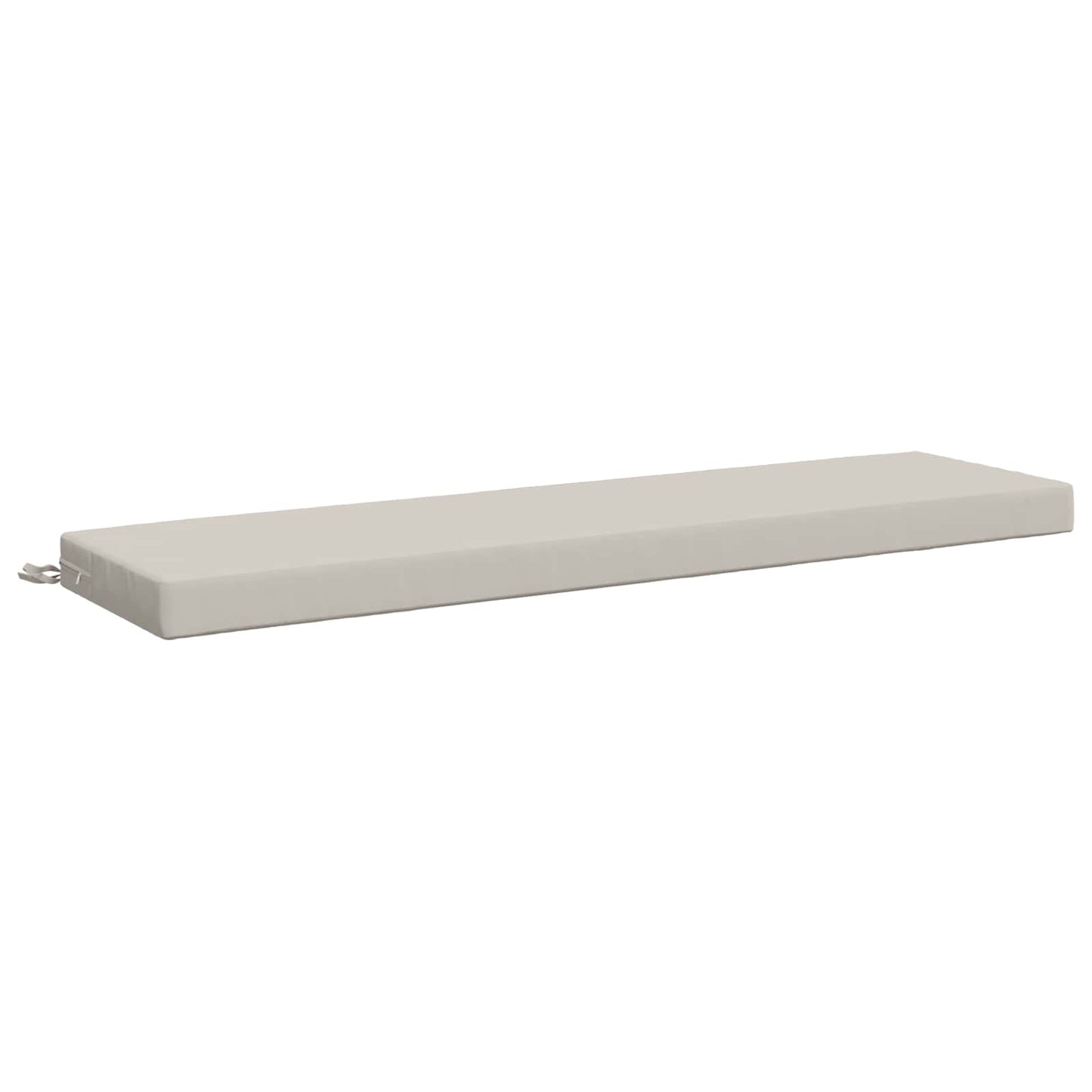 Bench Cushion SOEST 100% Polyester White 160 x 40 x 8 cm