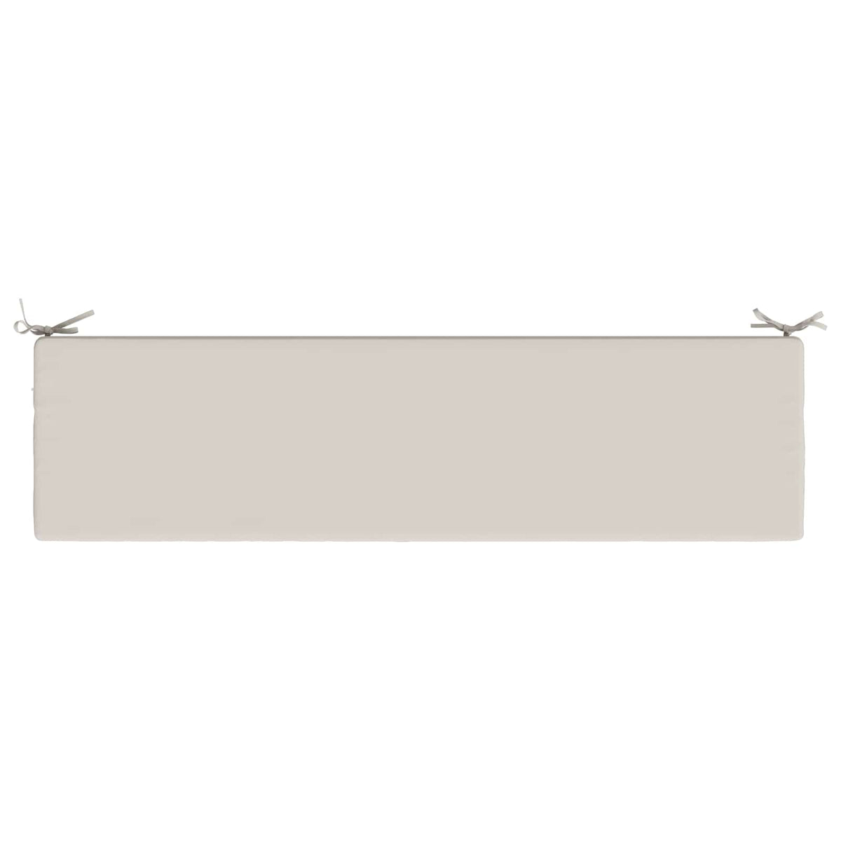 Bench Cushions SOEST 2 pcs 100% Polyester White 160 x 40 x 8 cm