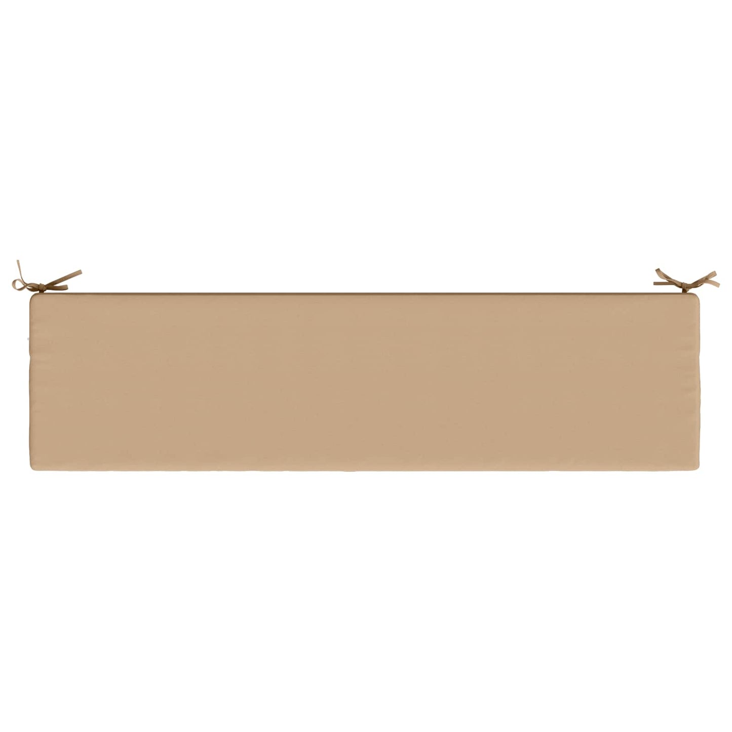 2-Piece Bench Cushions SOEST 2 pcs 100% Polyester Sand