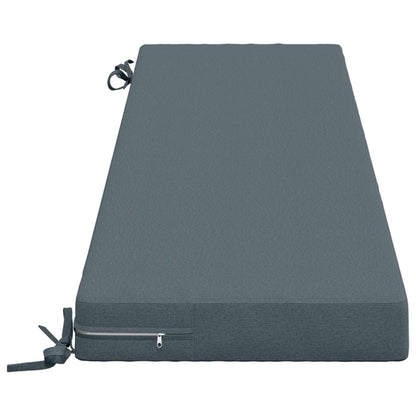 Bench Cushion SOEST 100% Polyester Blue 160 x 40 x 8 cm