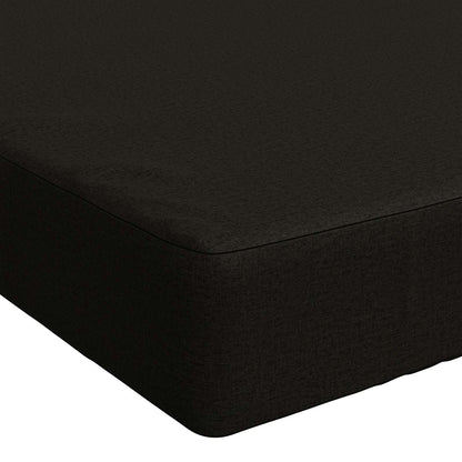 Bench Cushion SOEST 100% Polyester Black 160 x 40 x 8 cm