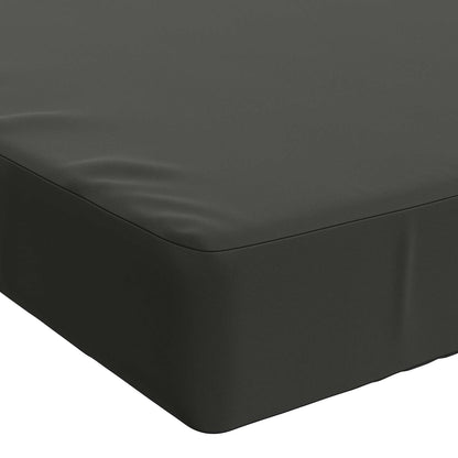 Bench Cushion SOEST 100% Polyester Anthracite 160 x 40 x 8 cm