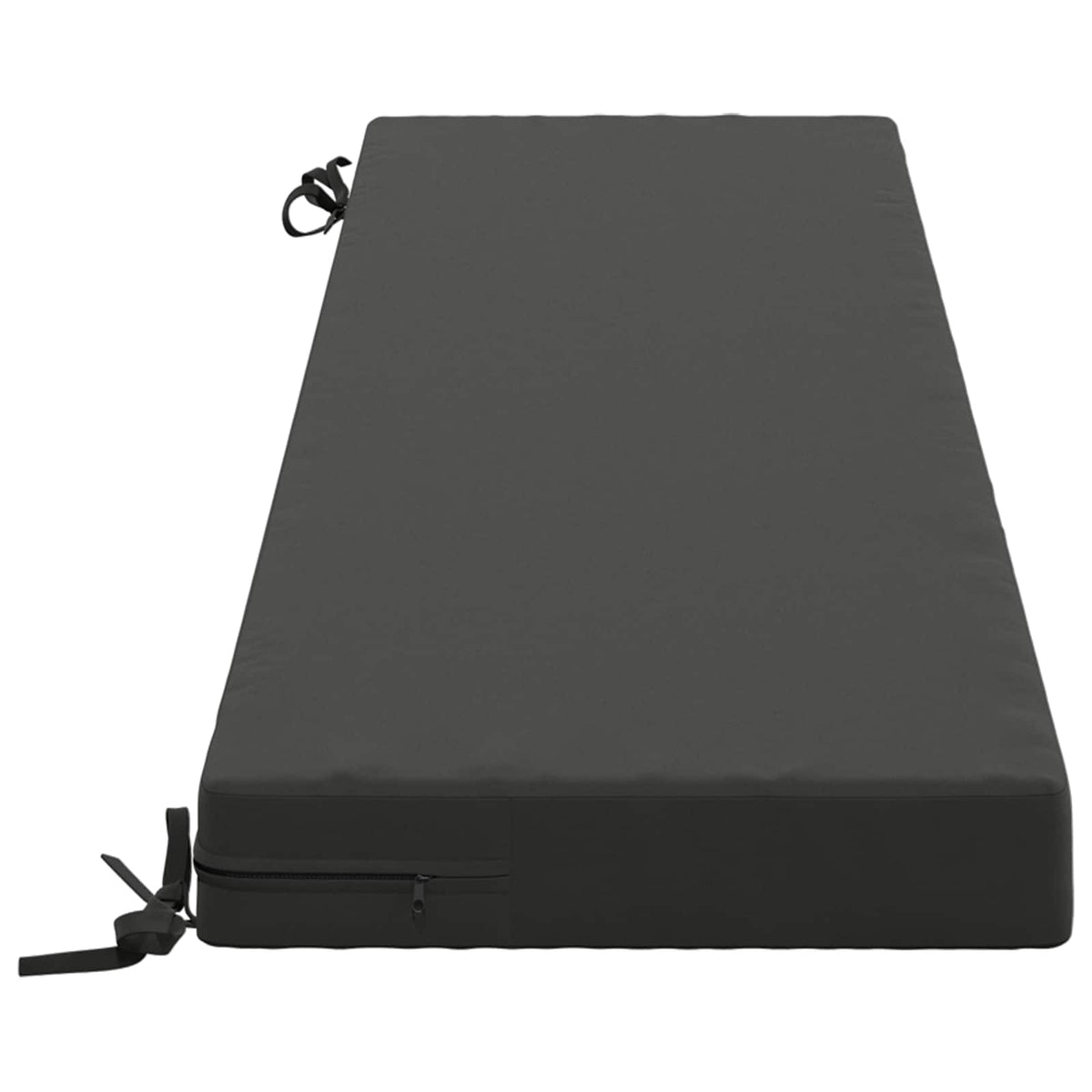 Bench Cushion SOEST 100% Polyester Anthracite 160 x 40 x 8 cm