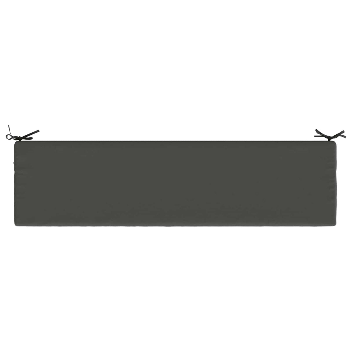 Bench Cushion SOEST 100% Polyester Anthracite 160 x 40 x 8 cm