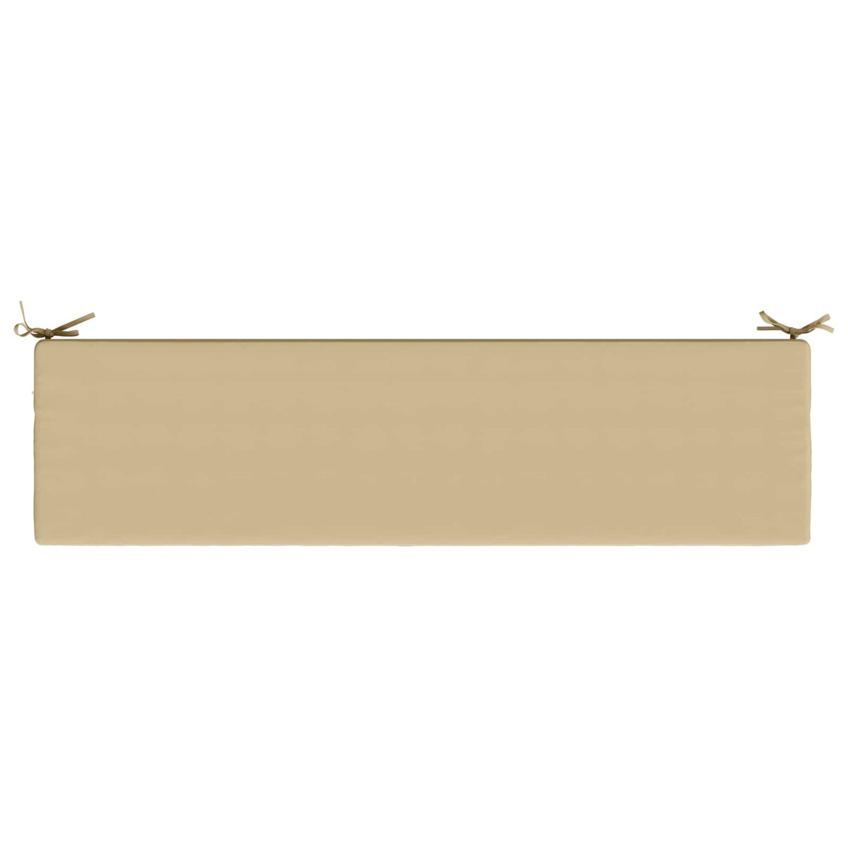 Bench Cushion SOEST 100% Polyester Beige 160 x 40 x 8 cm