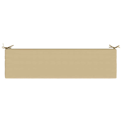 Bench Cushions SOEST 2 pcs 100% Polyester Beige 160 x 40 x 8 cm