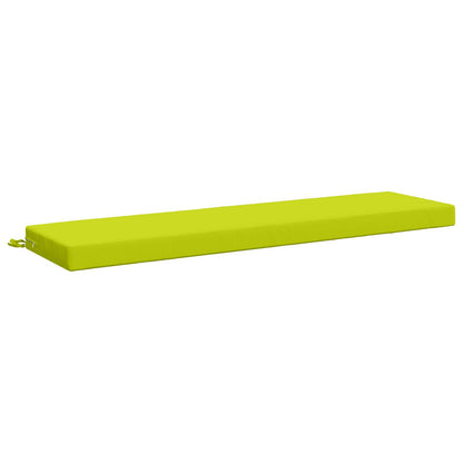 Bench Cushion SOEST 100% Polyester Bright Green 160 x 40 x 8 cm