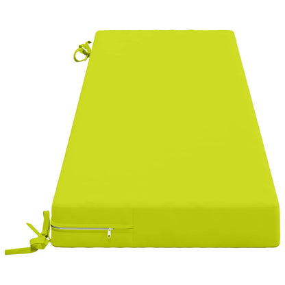 Bench Cushion SOEST 100% Polyester Bright Green 160 x 40 x 8 cm