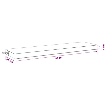 2-Piece Bench Cushions SOEST 2 pcs 100% Polyester Bright Green