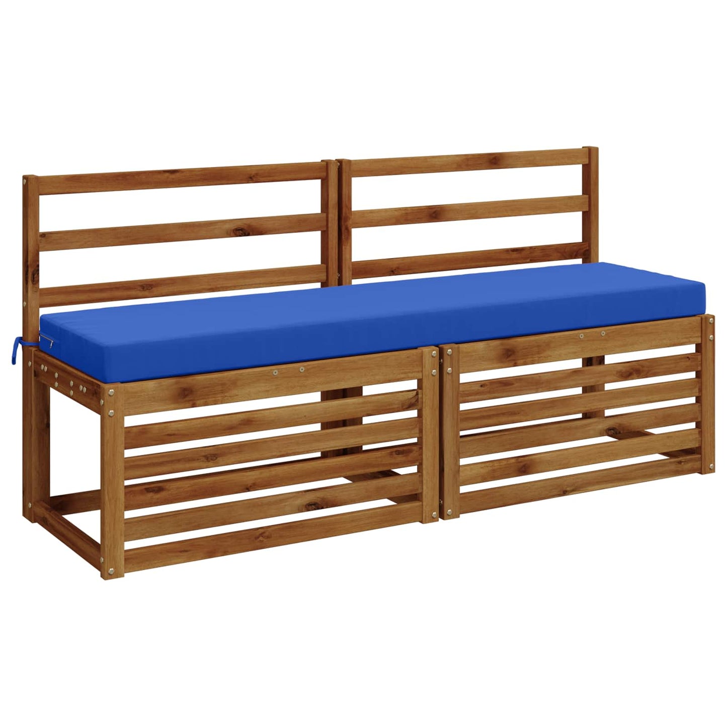 Bench Cushion SOEST 100% Polyester Royal Blue 160 x 40 x 8 cm