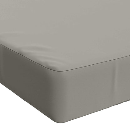 Bench Cushion SOEST 100% Polyester Grey 160 x 40 x 8 cm