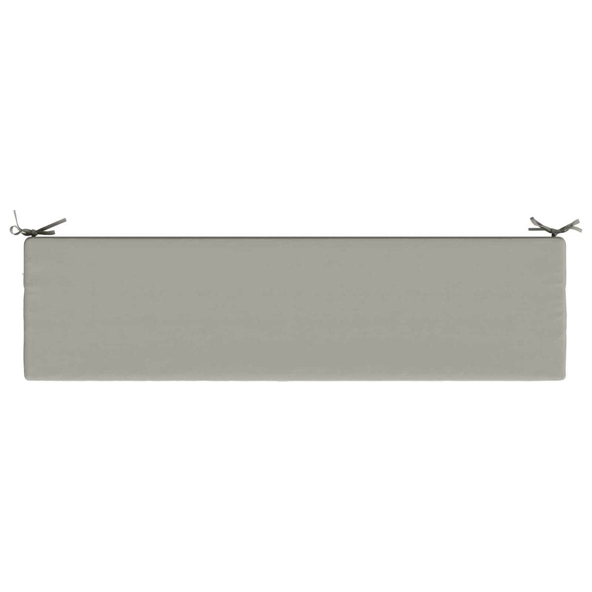Bench Cushions SOEST 2 pcs 100% Polyester Grey 160 x 40 x 8 cm