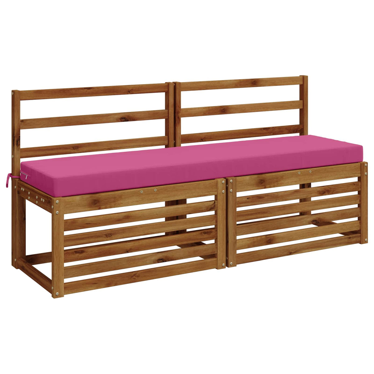 Bench Cushions SOEST 2 pcs 100% Polyester Pink 160 x 40 x 8 cm