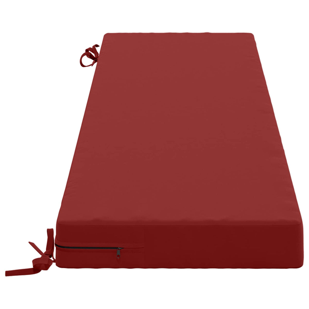Bench Cushions SOEST 2 pcs 100% Polyester Wine Red