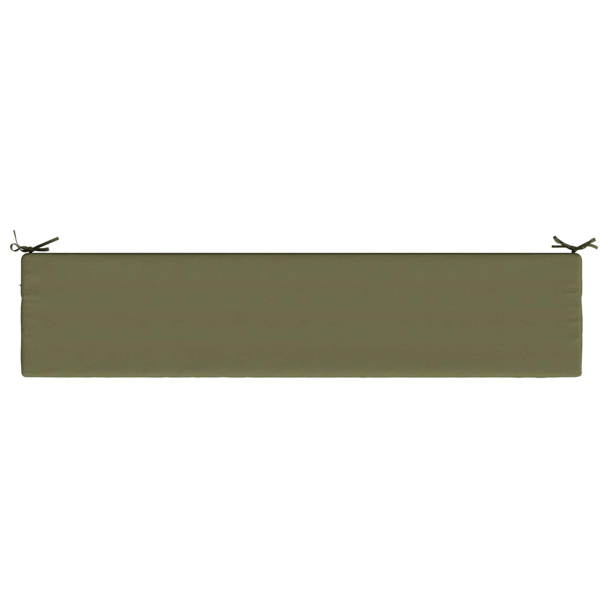 Bench Cushions SOEST 2 pcs 100% Polyester Olive Green