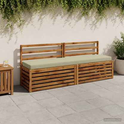 Bench Cushion SOEST 100% Polyester Light Green 180 x 40 x 8 cm