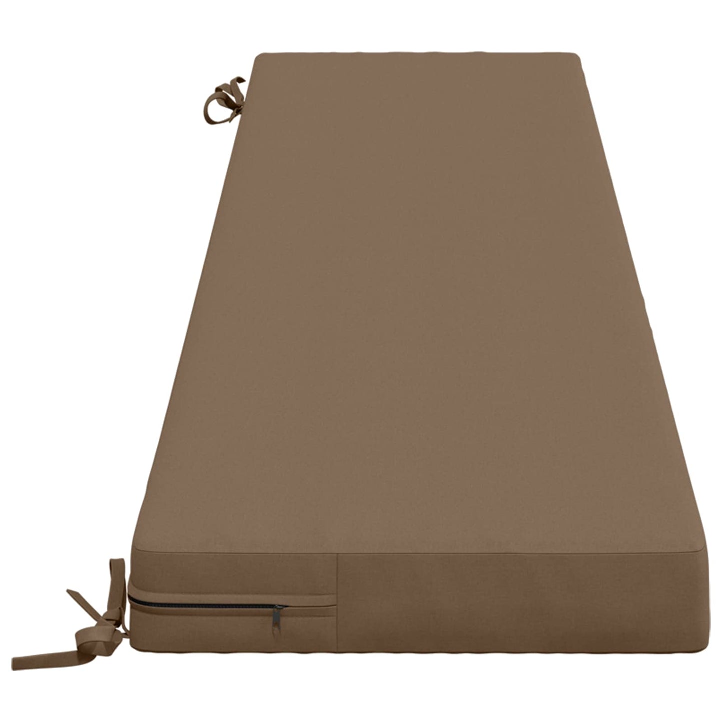 Bench Cushion SOEST 100% Polyester Taupe 170 x 40 x 8 cm