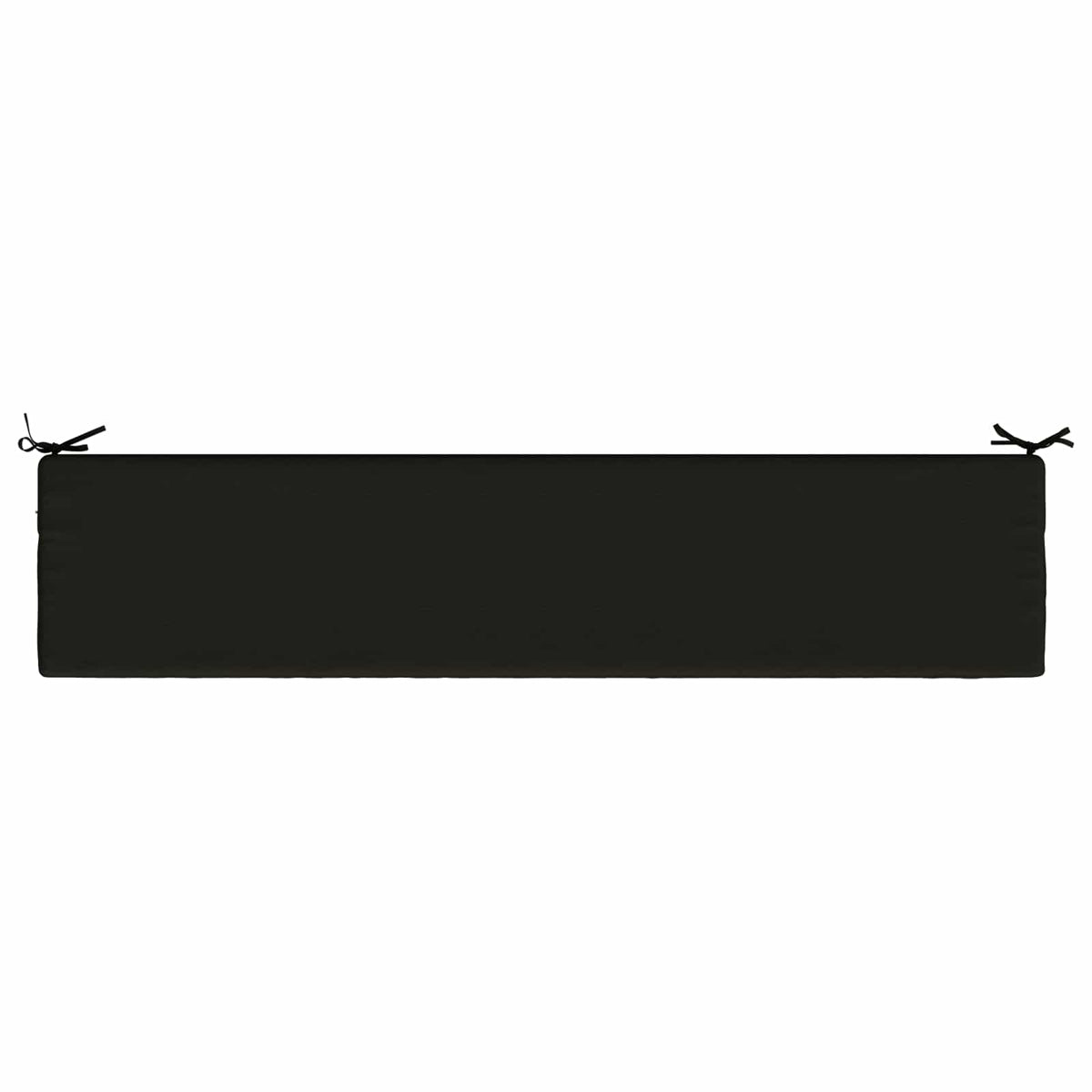 Bench Cushion SOEST 100% Polyester Black 170 x 40 x 8 cm