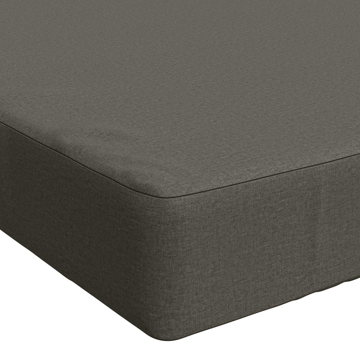 Bench Cushion SOEST 100% Polyester Grey 170 x 40 x 8 cm