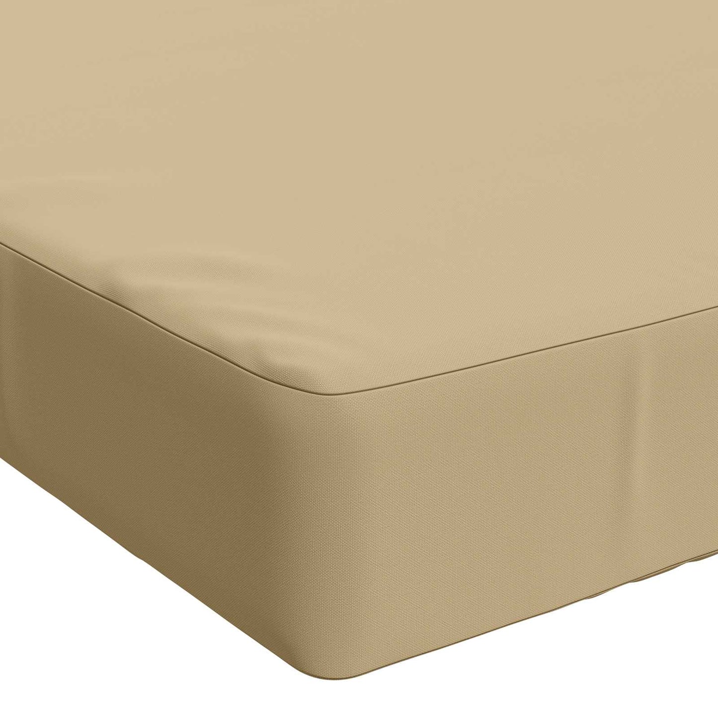 Bench Cushion SOEST 100% Polyester Beige 170 x 40 x 8 cm