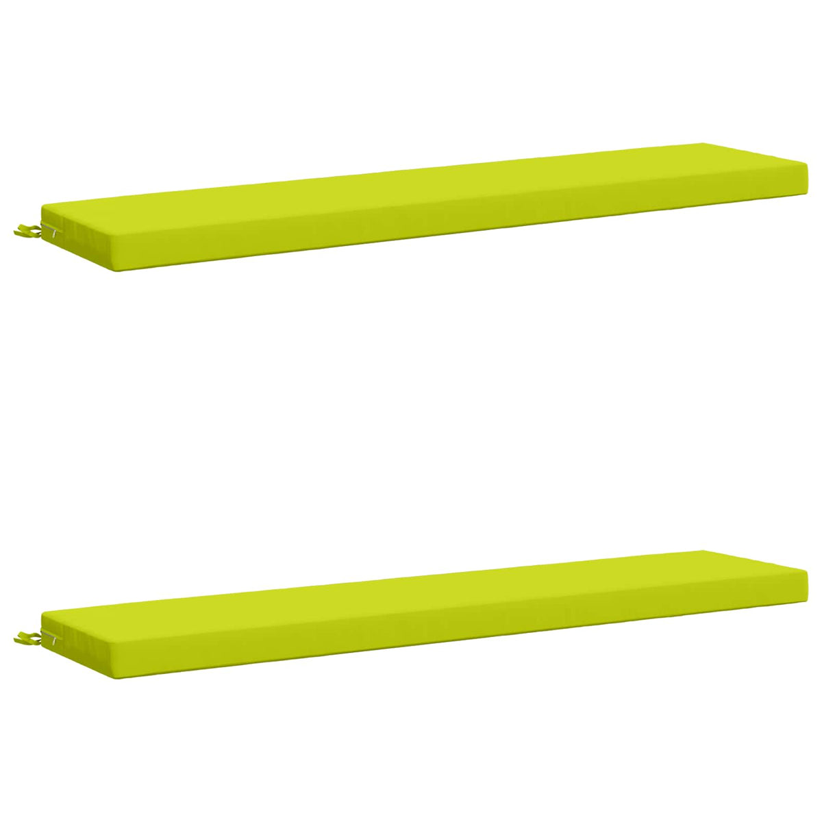 Bench Cushions SOEST 2 pcs 100% Polyester Bright Green