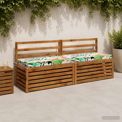 Bench Cushions SOEST 2 pcs 100% Polyester Multicolour