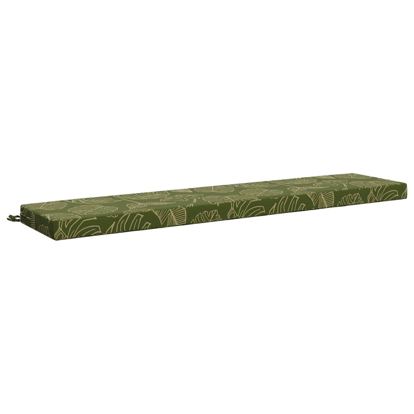 2-Piece Bench Cushions SOEST 2 pcs 100% Polyester Leaf Design