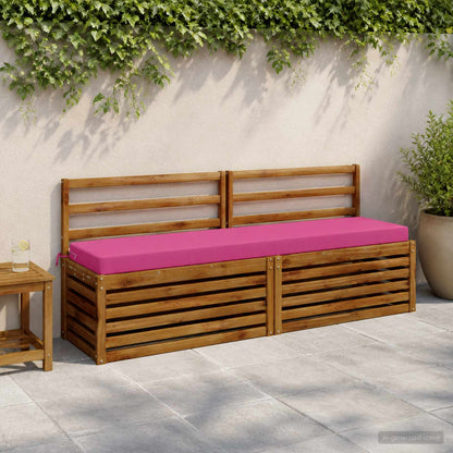 Bench Cushion SOEST 100% Polyester Pink 180 x 40 x 8 cm