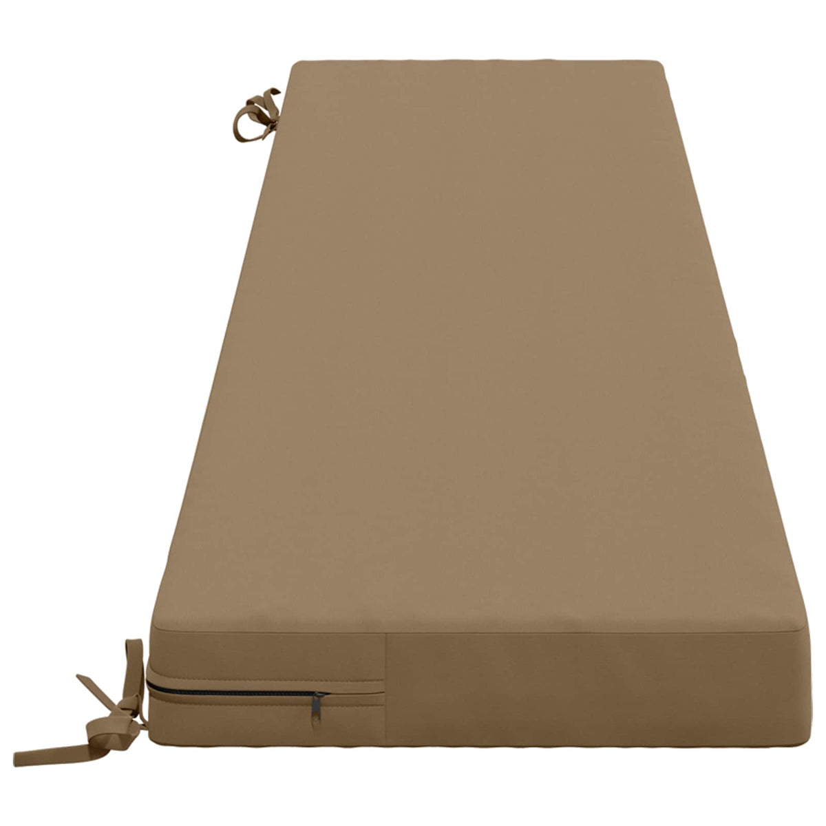 Bench Cushion SOEST 100% Polyester Taupe 170 x 40 x 8 cm