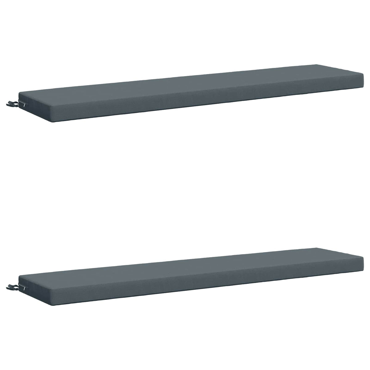 Bench Cushions SOEST 2 pcs 100% Polyester Blue 180 x 40 x 8 cm