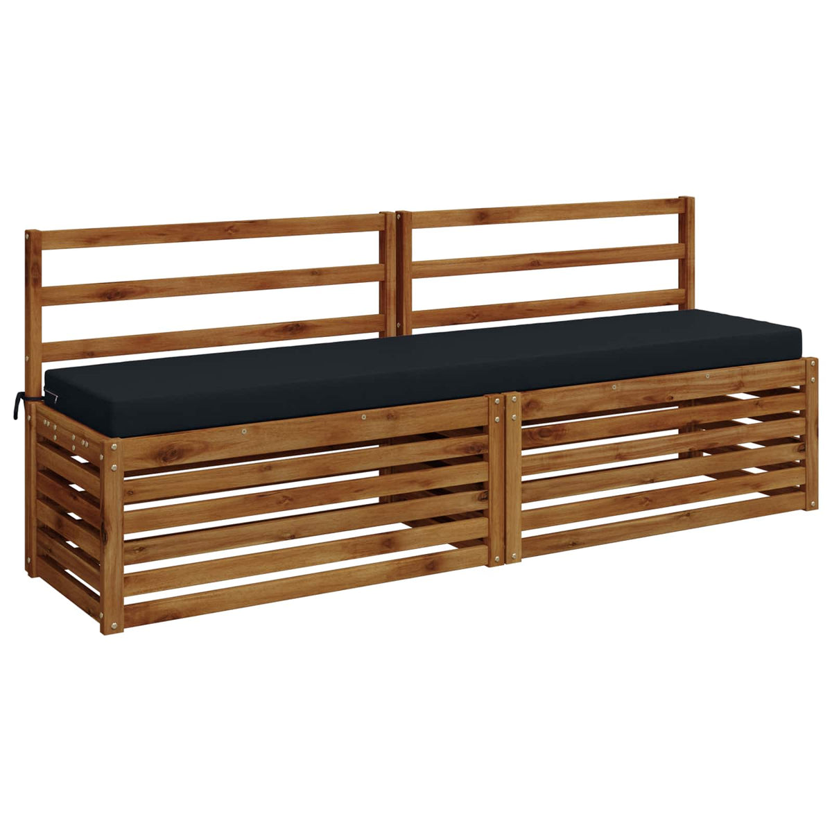 Bench Cushion SOEST 100% Polyester Dark Blue 180 x 40 x 8 cm