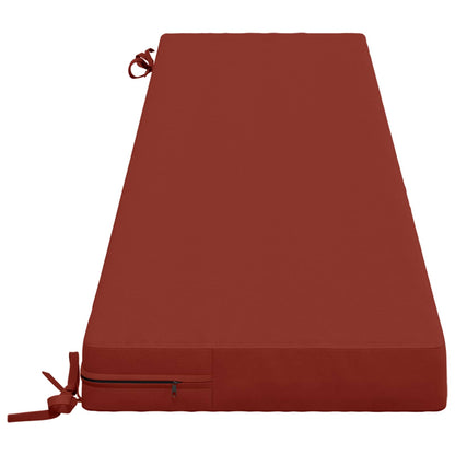 Bench Cushion SOEST 100% Polyester Red 180 x 40 x 8 cm