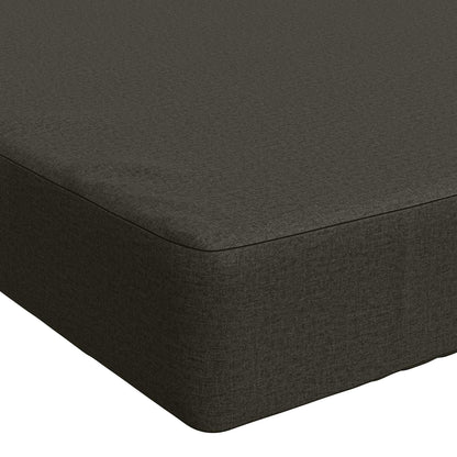 Bench Cushion SOEST 100% Polyester Anthracite 180 x 40 x 8 cm