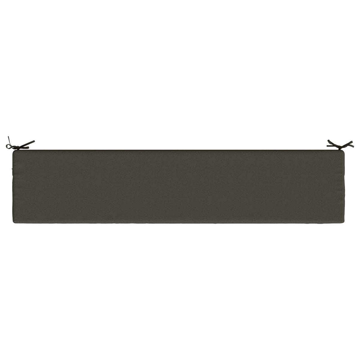 Bench Cushion SOEST 100% Polyester Anthracite 180 x 40 x 8 cm