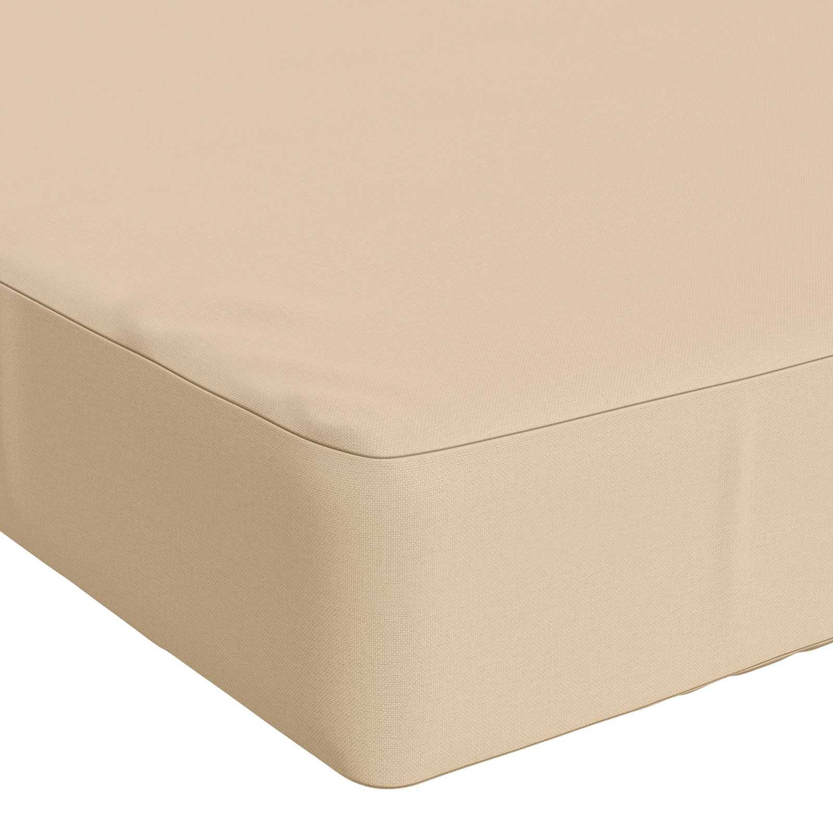Bench Cushion SOEST 100% Polyester Cream 180 x 40 x 8 cm